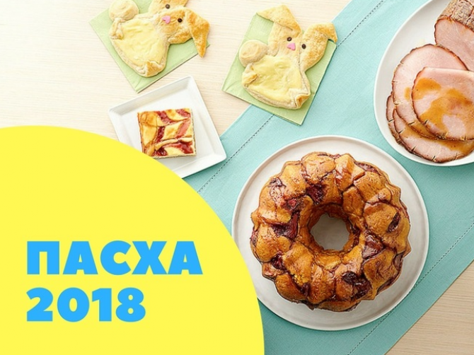 Пасхальные блюда 2018